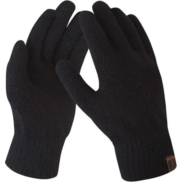 FZ FANTASTIC ZONE Women's Winter Touchscreen Wool‎ Magic Gloves Warm Knit Fleece - Picture 7 of 7